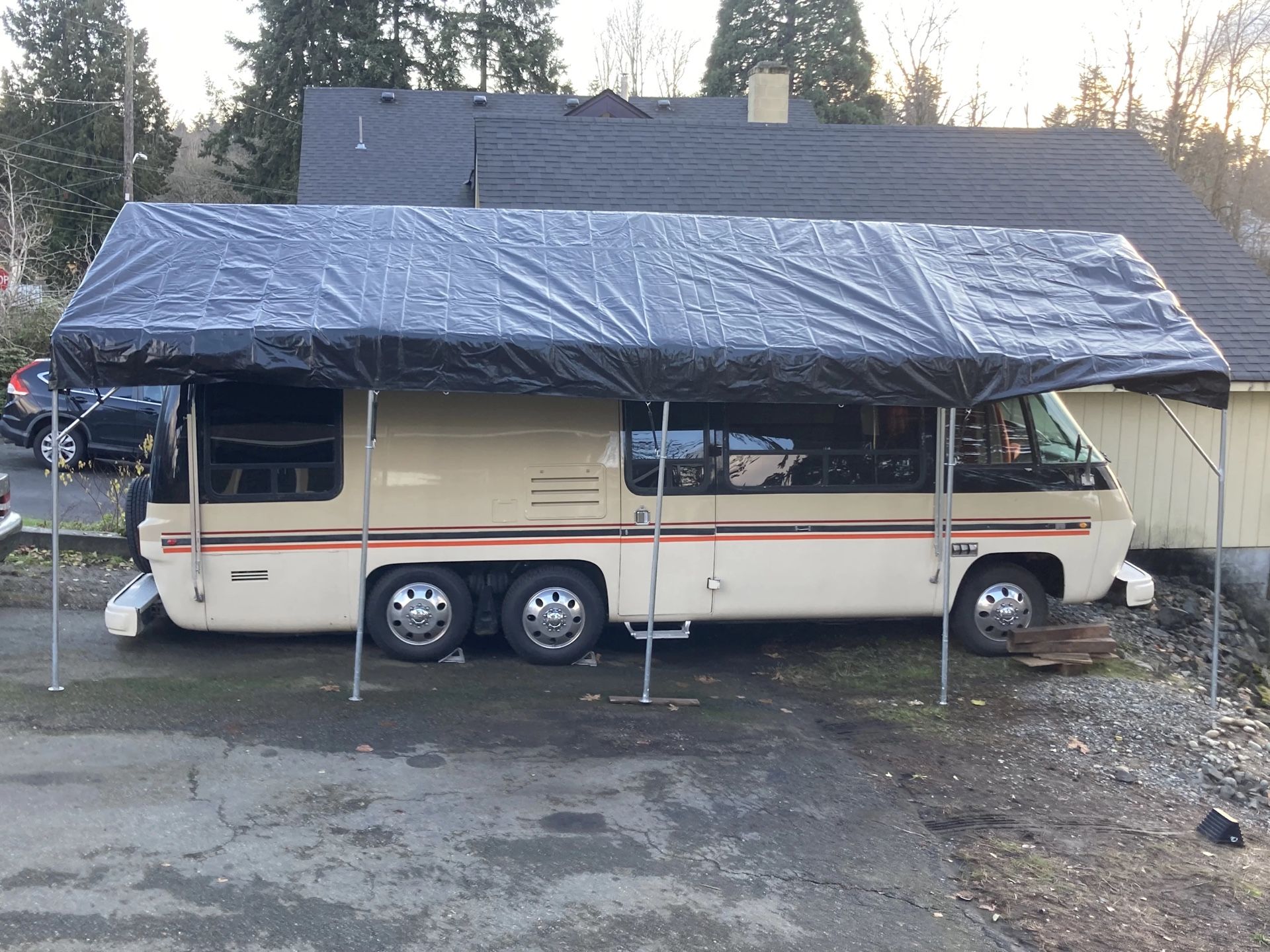 12x26' carport RV boat trailer storage shed