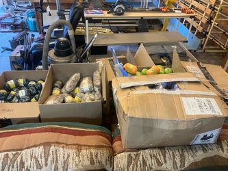 Variety of yarn  in many colors still new in boxes