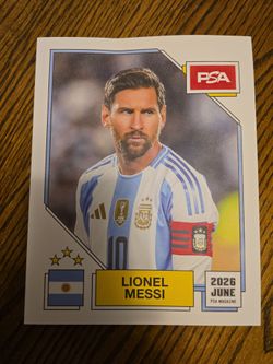 Lionel Messi – June 2026 PSA Magazine Cover Insert / Print