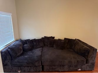 Fuzzy/plush couch