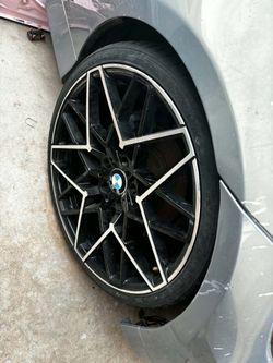 20" Staggered Black Wheels & Tires for BMW (245/30 Front, 285/30 Rear)