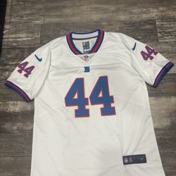 Cam Skattebo (sizes Below) White New York Giants Football Jersey