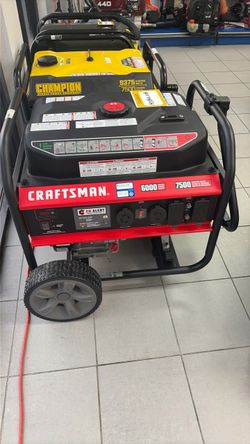 Craftsman 6000W / 7500W Portable Generator