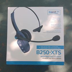 BlueParrott B250-XTS Mono Bluetooth Wireless  Headset Brand New