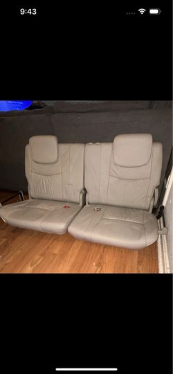 OEM Lexus GX470 3rd Row Seats Tan Oak Ivory Pair LH RH 2003-2009 Toyota 4Runner