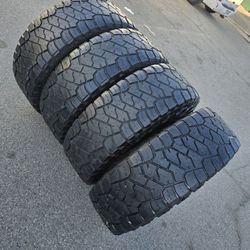 4 used tires Lt37x12.50r17 Toyo RT trail Open Country $$250.00 FIRM PRICE 