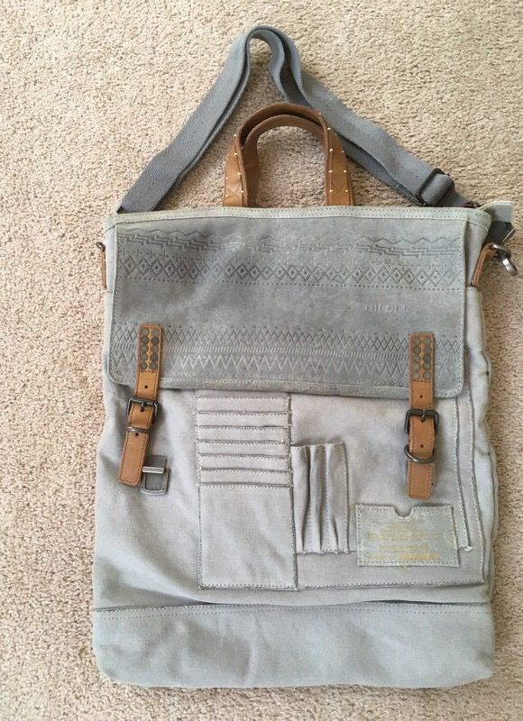 Diesel suede bag