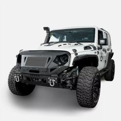 07-18 Jeep Wrangler Steel Front Winch Bumper/No Accessories Or Hardware 