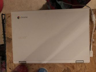 White Google Chromebook