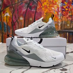 Nike Air Max 270 Summit White Black Size 9 Men's Running Shoes