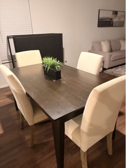 Table and chairs