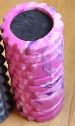 Pink Small Camo Textured Foam Roller