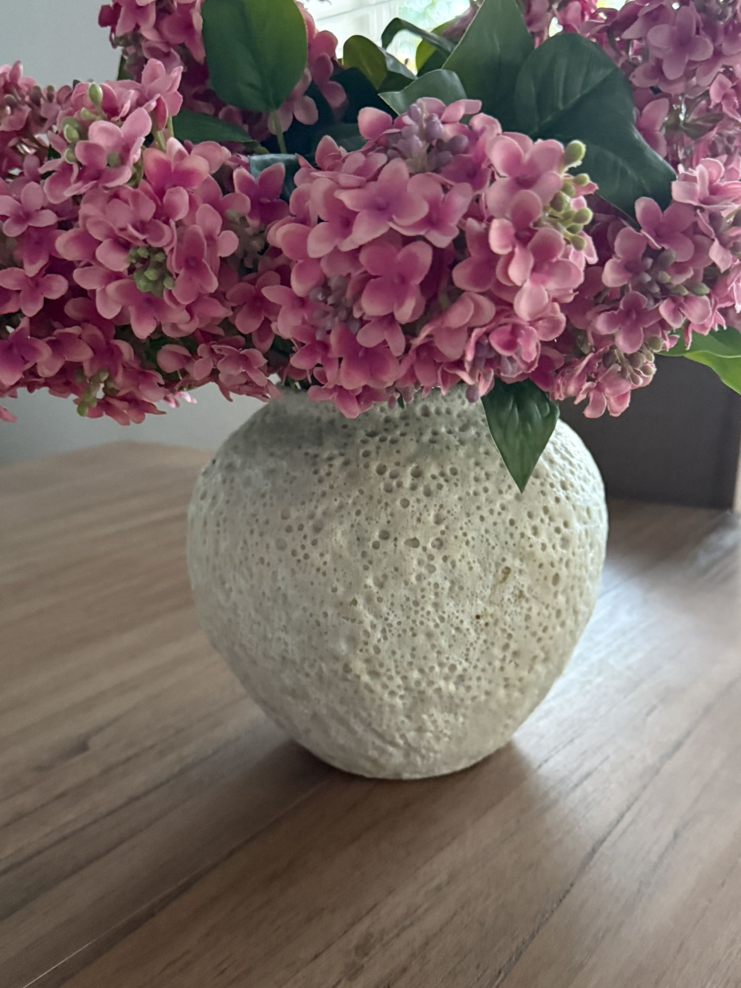 Faux Hydrangea Plant Decor