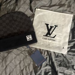 Black Lv Beanie 