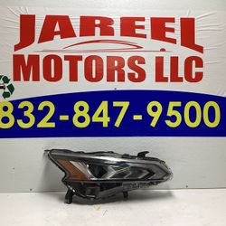 2019 2020 2021 NISSAN ALTIMA HEADLIGHT RIGHT SIDE 