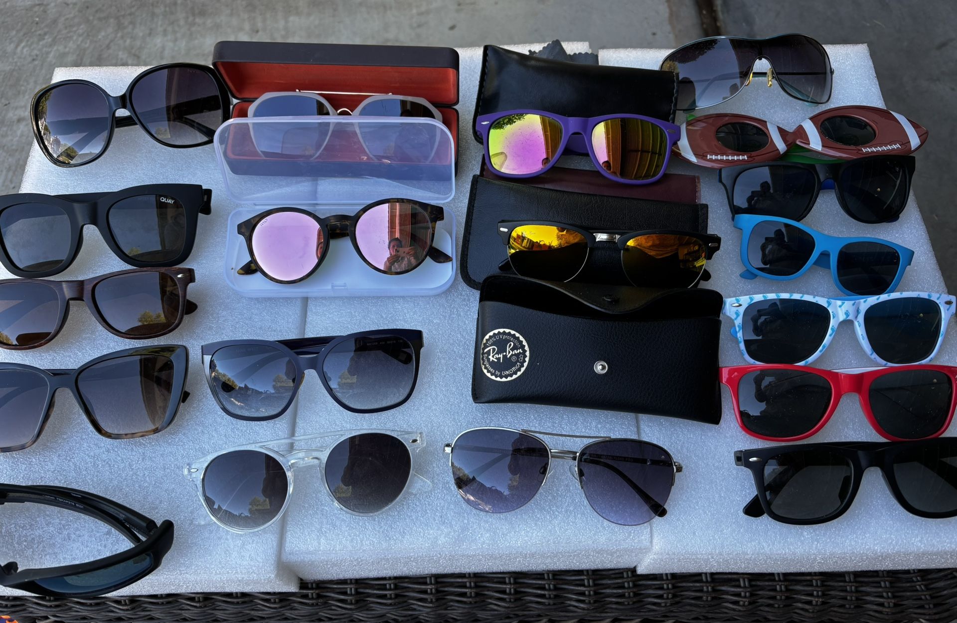 Sunglasses: Ray Ban,, Kazbek, Kendall And Kylie, ShadyRays, Nys, Ware Pro, Nanette, Aviators, Babiators