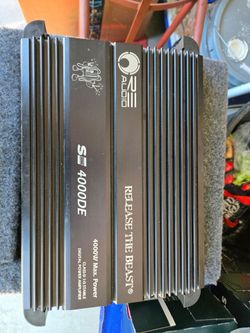 RE Audio 4,000 watt amp $300