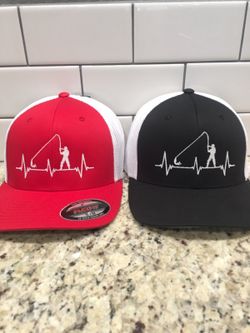 Fishing hats $25 flex fit