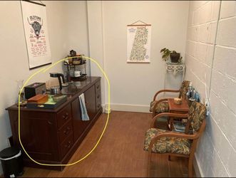 Solid Wood Office Credenza