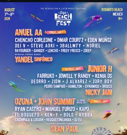 Baja beach fest tickets !! 3 day passes