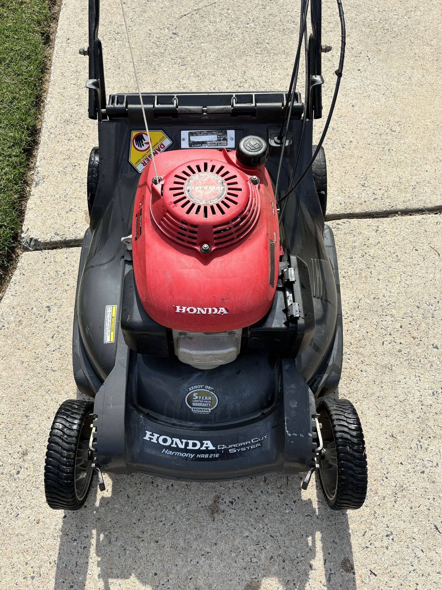 Honda Harmony HRB216
