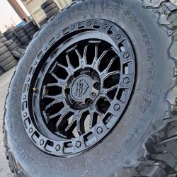 Vendo Set De Rines Nuevos 17*9 Para Toyota Tacoma Chevy Silverado For F150 Con Llantas 285/70/17 Bfgoodich 