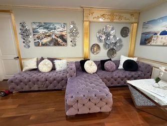 Purple couch