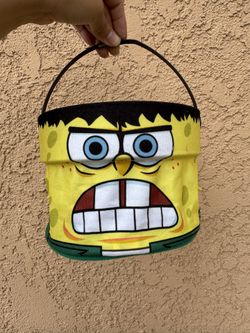 Sponge Bob Frankenstein Halloween Basket