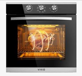 Vikio Built-In Wall Oven with Rotisseri