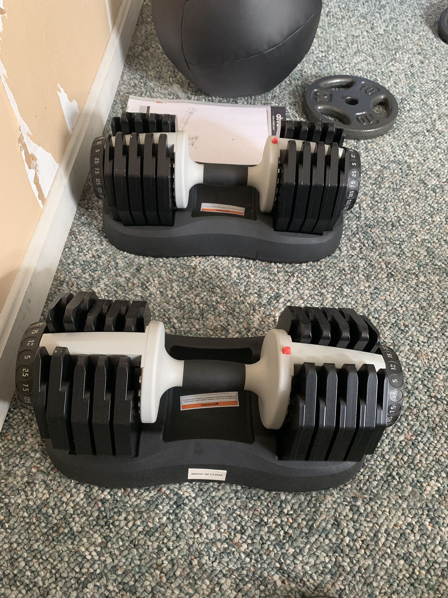 ATIVAFIT Adjustable Dumbbell 55LB Pair