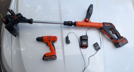 Black & Decker Trimmer and Drill
