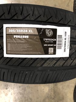Brand New Tire (1) Pegasus HPX Sport AS (305/35R24XL) (Single) ($125)