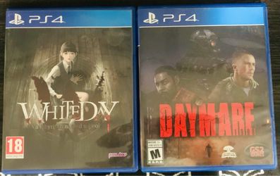 PS4 Horror Game Bundle - White Day & Daymare 1998 (Tested & Working)