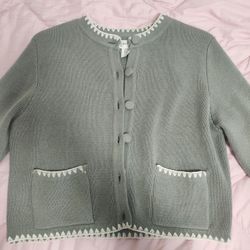 Light Green Knit Sweater