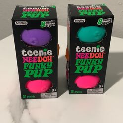 Teenie Needoh Funky Pup - 3 Pack