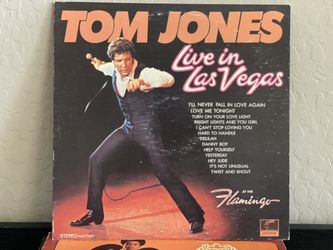 Tom Jones Live In Las Vegas Vinyl Record