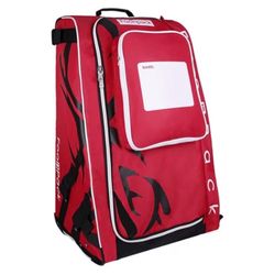 New! “FOONPACK” Red Ice Hockey Equipment Tower Pack, Hockey Bag with Wheels.