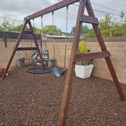 Wooden Swing Set 