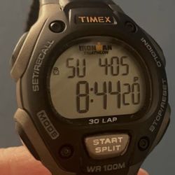 Timex IronMan Triathlon Water Resistant 30 Lap Wrist Band Watch