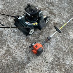 Lawn Mower And Weedeater 