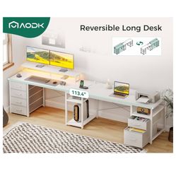 66” L Shaped Computer Desk