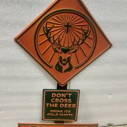 Jagermeister metal bar sign 