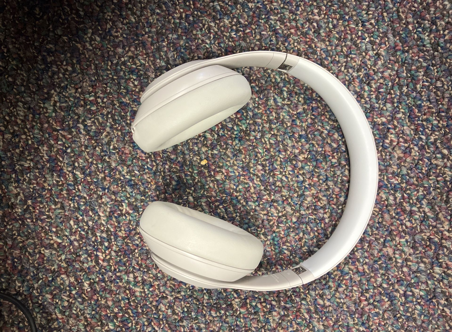White Beats Headphones