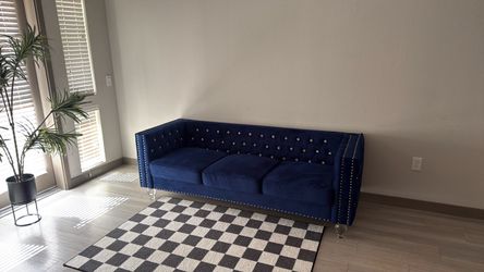 Velvet couch