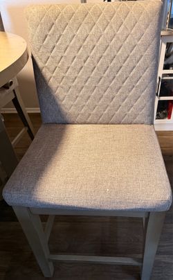 Wood dining table with 4 chairs