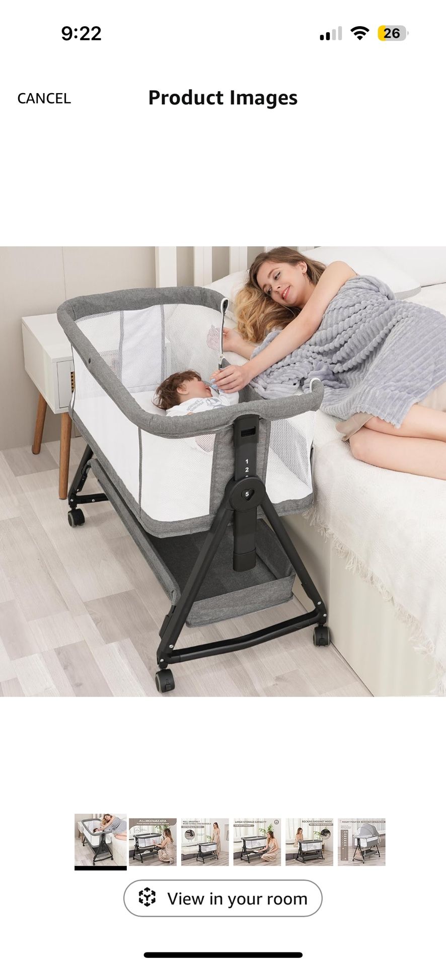 Bassinet And 2 Sheets