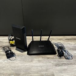 Netgear Nighthawk Cable Modem & Smart WiFi Router
