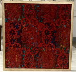 Framed Damask Artwork