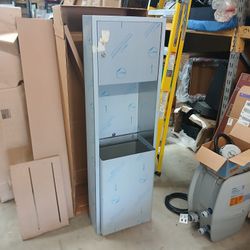 New Restaurant Paper Towel Dispenser And Trash Can Stainless Steel 