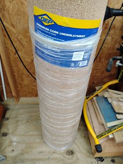 QEP 1/4 inch Premium Sound Dampening Cork Underlayment